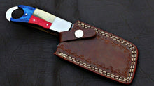 Load image into Gallery viewer, HS-573 CUSTOM HANDMADE DAMASCUS STEEL HUNTING CAMP CLEAVER KNIFE