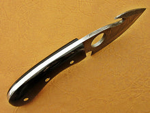 Load image into Gallery viewer, HS-767 Custom Handmade Damascus Skinner Knife With Buffalo Horn Hanlde