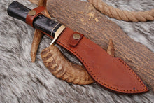 Load image into Gallery viewer, HS-876 Custom Handmade Damascus Steel 12 Inch Kukri Knife - Hard Wood Handle