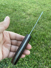 Load image into Gallery viewer, HS-731 Custom Handmade Damascus Steel Skinner Knife - Wood Handle