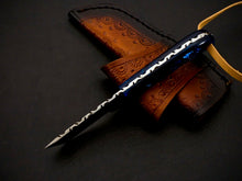 Load image into Gallery viewer, HS-970 '' Custom Hand Forged 6.00" Damascus Steel Full Tang Cowboy Bull Cutter Knife