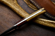 Load image into Gallery viewer, HS-686 Custom Handmade Damascus Steel Skinner Knife - Beautiful Wood Handle
