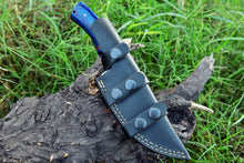 Load image into Gallery viewer, Damascus Skinner Knife Sharp Hunting Skinning Blade Full Tang Pakka wood Handle HS-557