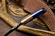 Load image into Gallery viewer, HS-908 Custom Handmade Damascus Steel Karambit Knife - Beautiful Micarta Wood Handle