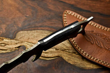 Load image into Gallery viewer, HS-904 Custom Handmade Damascus Hunting Blade Karambit Camping Full Tang Knife Gifts