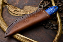 Load image into Gallery viewer, HS-680 Custom Handmade Damascus Steel Skinner Knife - Beautiful Wood Handle