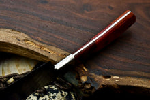 Load image into Gallery viewer, HS-283 Hand Made Damascus Steel Blade Chopper Cleaver Knife Full Tang Knife | Hard Wood
