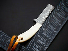 Load image into Gallery viewer, HS-973 Custom Hand Forged 6.00" Damascus Steel Full Tang Cowboy Bull Cutter Knife