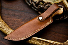 Load image into Gallery viewer, HS-611 Handmade Damascus Skinning Blade Camping Full Tang Knife