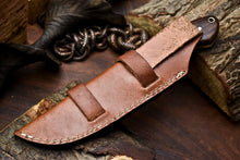 Load image into Gallery viewer, HS-700 Custom Handmade Damascus Steel Skinner Knife - Beautiful Wood Handle