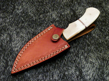 Load image into Gallery viewer, HS-579 Custom Hand Forged Railroad Spike Carbon Steel 8.5" Skinning Knife BONE