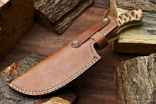 Load image into Gallery viewer, HS-919 Custom Handmade Damascus Hunting Blade Hunter Camping Tracker Full Tang Knife