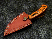 Load image into Gallery viewer, HS-581 Custom Hand Forged Railroad Spike Carbon Steel 8.5" Skinning Knife WOOD
