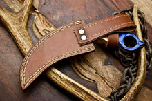 Load image into Gallery viewer, HS-908 Custom Handmade Damascus Steel Karambit Knife - Beautiful Micarta Wood Handle