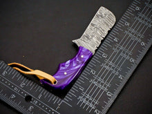 Load image into Gallery viewer, HS-967 '' Custom Hand Forged 5.00" Damascus Steel Full Tang Cowboy Bull Cutter Knife