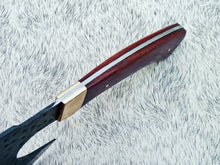Load image into Gallery viewer, HS-1024 Custom Hand Forged Railroad Spike Carbon Steel Chopper Axe Knife -Wood