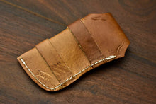 Load image into Gallery viewer, Custom Handmade Damascus Steel Pocket Folding Knife - Beautiful Walunt Wood Handle