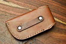 Load image into Gallery viewer, Custom Handmade Damascus Steel Blade Liner-Lock Pocket Folding Knife| Ram Horn