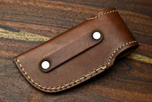 Load image into Gallery viewer, Custom Handmade Damascus Steel Blade Liner-Lock Pocket Folding Knife| HARD WOOD