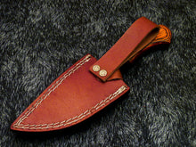 Load image into Gallery viewer, HS-581 Custom Hand Forged Railroad Spike Carbon Steel 8.5" Skinning Knife WOOD
