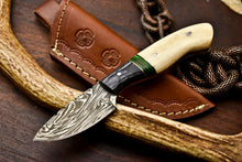 Load image into Gallery viewer, HS-613 Handmade Damascus Skinning Blade Camping Full Tang Knife