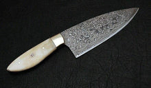 Load image into Gallery viewer, HS-455 Custom Handmade Damascus Kitchen/Chef Knife - Camel Bone Handle - Best Price
