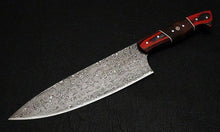 Load image into Gallery viewer, HS-456 Custom Handmade Damascus Kitchen/Chef Knife - Rose Wood Handle - Best Price