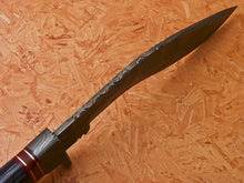 Load image into Gallery viewer, HS-883 Custom Handmade Damascus KUkri Knife With Wood + Bone Handle