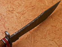 Load image into Gallery viewer, HS-346 | Custom Handmade Damascus Hunting Knife With Hard Wood Handle
