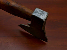 Load image into Gallery viewer, HS-1066 | Custom Handmade Damascus Hand Forged Tomahawk knife, Hatchet, Axe, Integral With Natural Wood