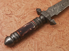 Load image into Gallery viewer, HS-543 Custom Handmade Damascus Hunting/Dagger Knife With Bone Handle
