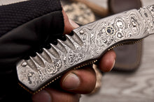 Load image into Gallery viewer, HS Cutlery | Custom Handmade Damascus Folding-Pocket Knife Also With Damascus Handle