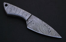 Load image into Gallery viewer, HS-854 Custom Handmade Full Damascus Mini Skinner Knife Overall - 6'