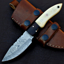 Load image into Gallery viewer, HS-576 CUSTOM HAND FORGED DAMASCUS STEEL HUNTING SKINNER KNIFE