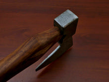 Load image into Gallery viewer, HS-1069 | Custom Handmade Damascus Hand Forged Tomahawk knife, Hatchet, Axe, Integral With Natural Wood