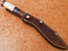 Load image into Gallery viewer, HS-883 Custom Handmade Damascus KUkri Knife With Wood + Bone Handle