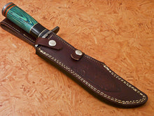 Load image into Gallery viewer, HS-350 | Custom Handmade Damascus Hunting / Bowie Knife With Hard Wood Handle