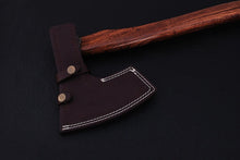 Load image into Gallery viewer, HS-1073 | Custom Handmade Damascus Steel Hand Forged Axe With Rose Wood