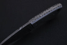 Load image into Gallery viewer, HS-854 Custom Handmade Full Damascus Mini Skinner Knife Overall - 6'
