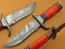 Load image into Gallery viewer, HS-467 Custom Handmade Damascus Steel Hunting knife With Micarta Handle Daily Carry