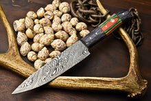 Load image into Gallery viewer, HS-281 Cutlery | Hand Made Damascus Steel Blade Chef Kitchen Full Tang Knife | Hard Wood