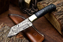 Load image into Gallery viewer, HS-706 Custom Handmade Damascus Steel Skinner Knife - Beautiful Resin Handle
