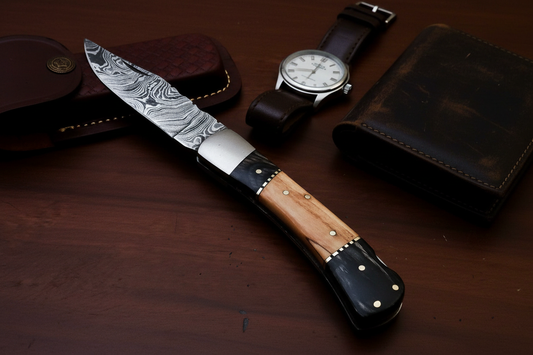 Damascus Back-Lock Folding Knife: The Ultimate EDC Pocket Knife Guide