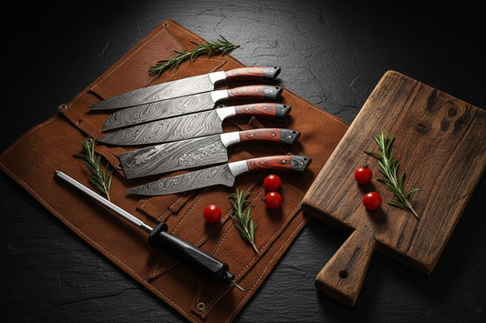 The Ultimate Damascus Steel Chef Knife Set: A Professional Kitchen Essential