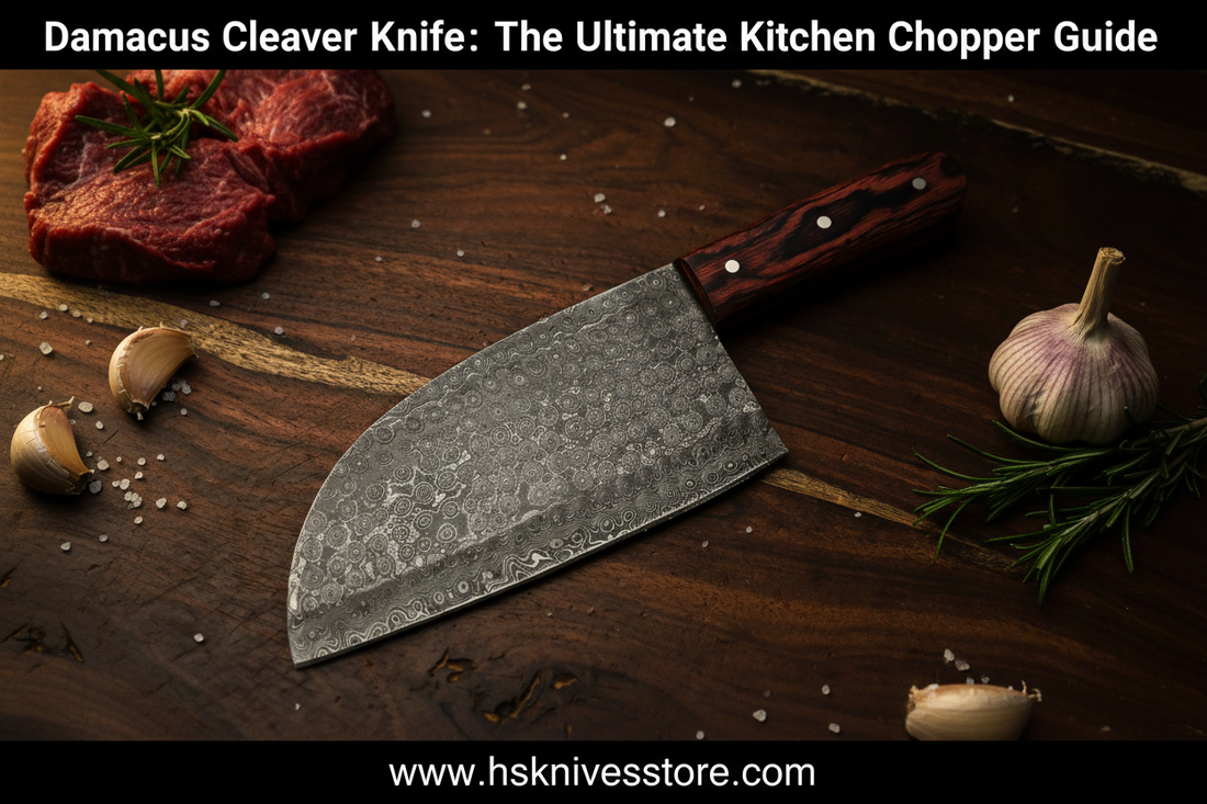 Damascus Cleaver Knife: The Ultimate Kitchen Chopper Guide