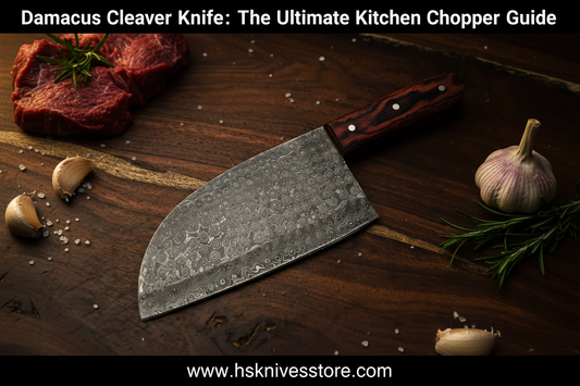 Damascus Cleaver Knife: The Ultimate Kitchen Chopper Guide