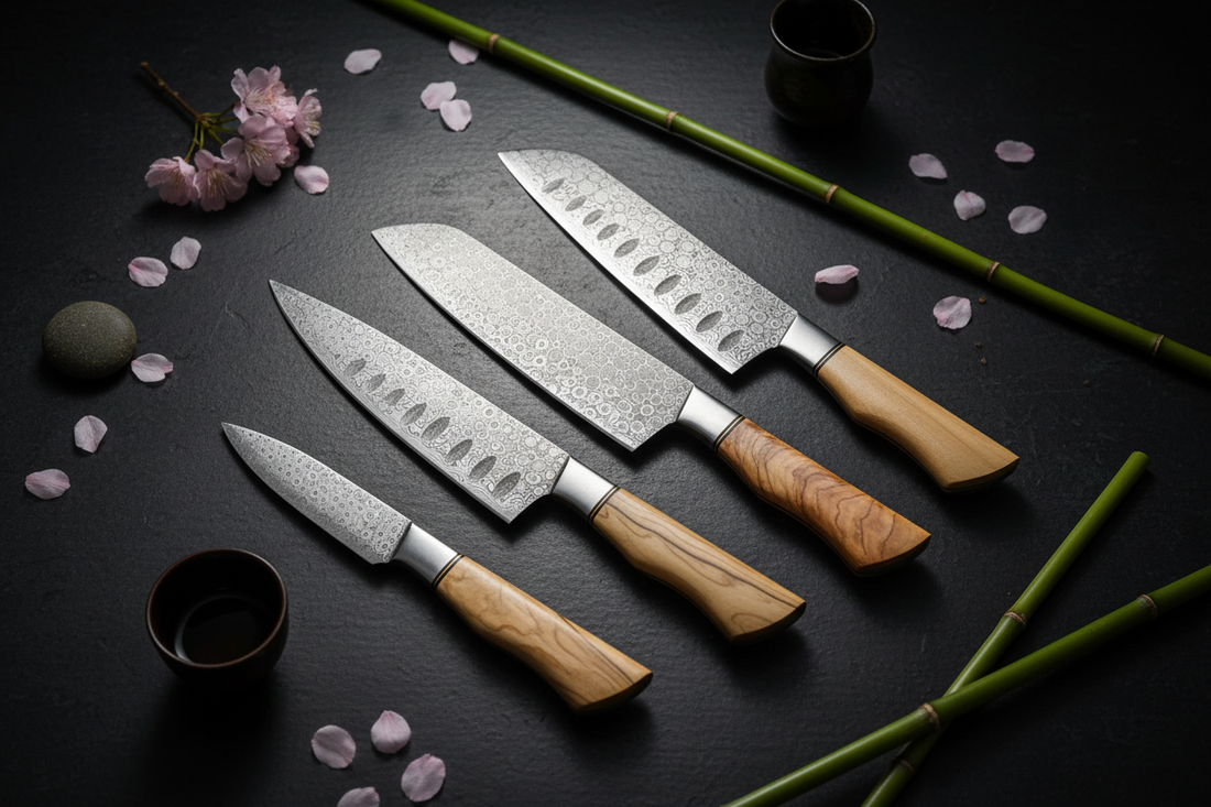 Japanese Damascus Kitchen Knife Set: The Art of Precision Cutting