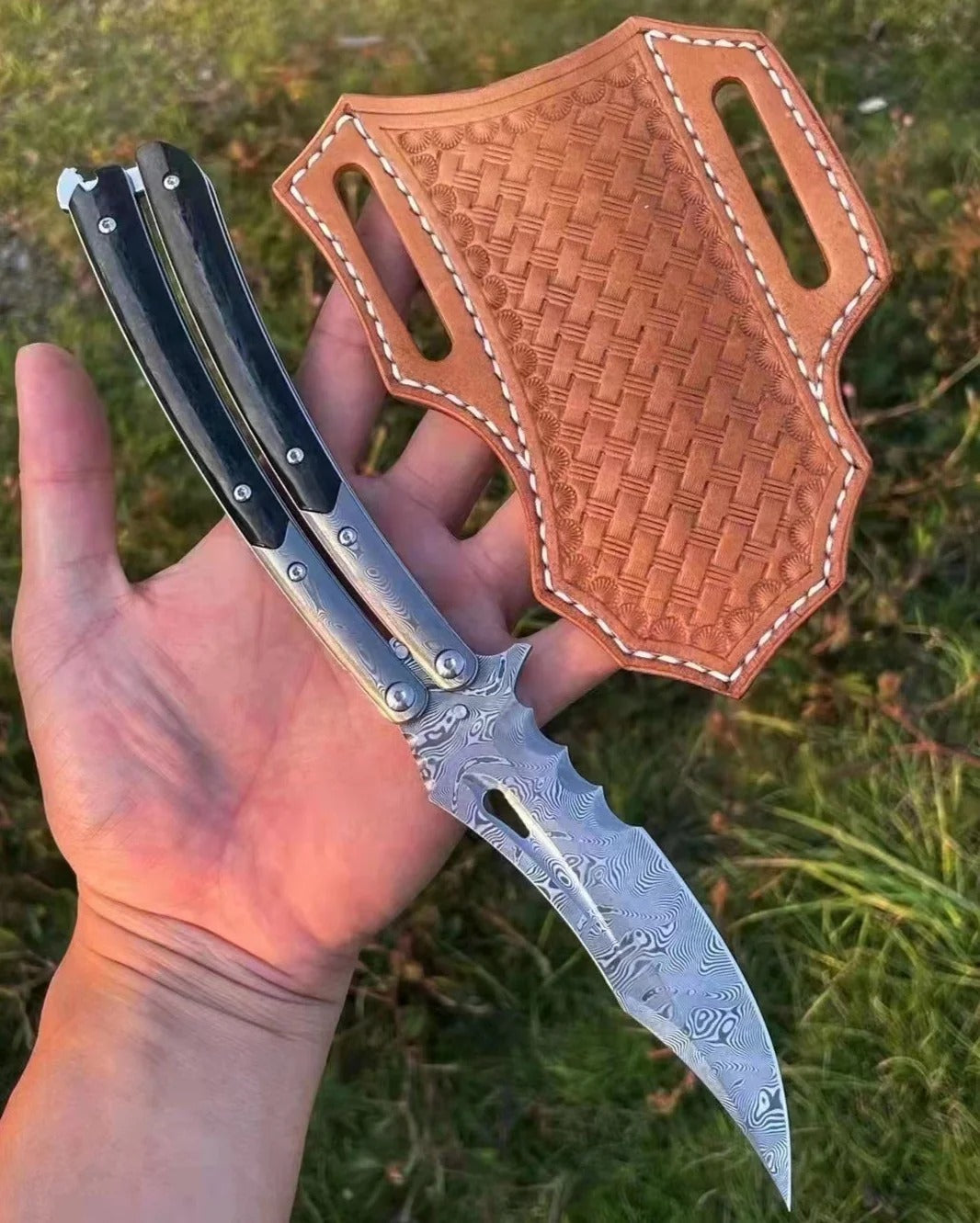 Handmade Damascus Knife 