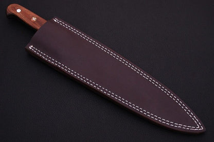 HS-459  Custom Handmade Damascus Kitchen/Chef Knife - Wood Handle - Best Price