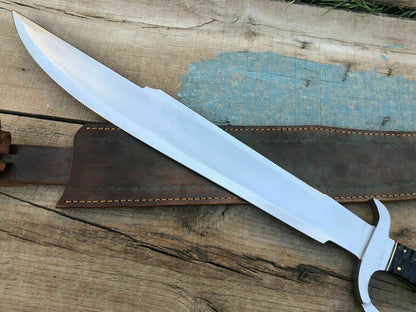 HS-385 '' Custom Handmade D2 Steel Hunting Skinner Dagger Bowie Knife W/Sheath